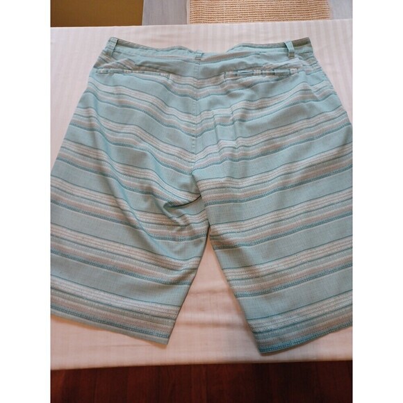 American Rag swim trunks board shorts mens 34 blue stripe surf beach active - Picture 4 of 8